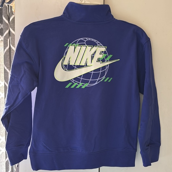 Nike Boys Just Do It, Zip Pull Over Size M-6, NWT - Picture 3 of 4